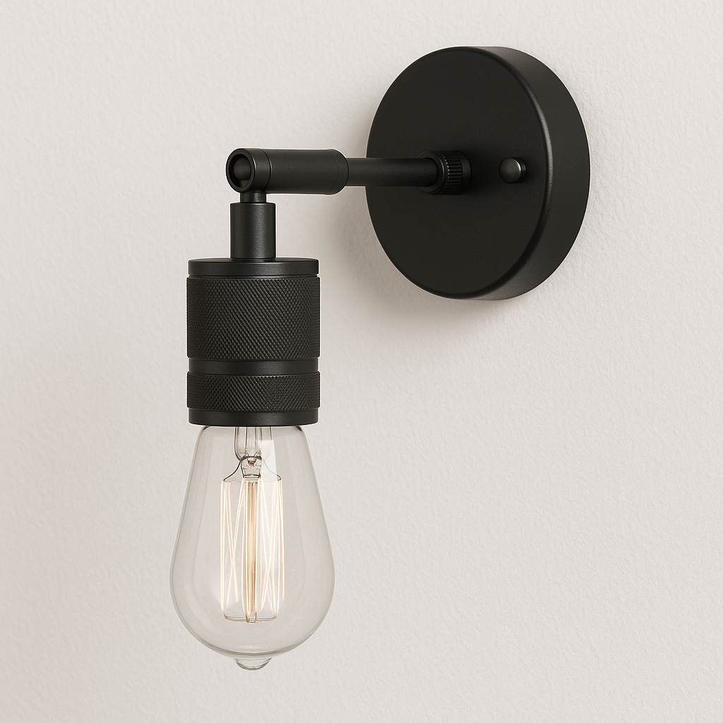 Luminária Arandela Moderna Industrial Minimalista Metal Ruis - ABAZZUR™