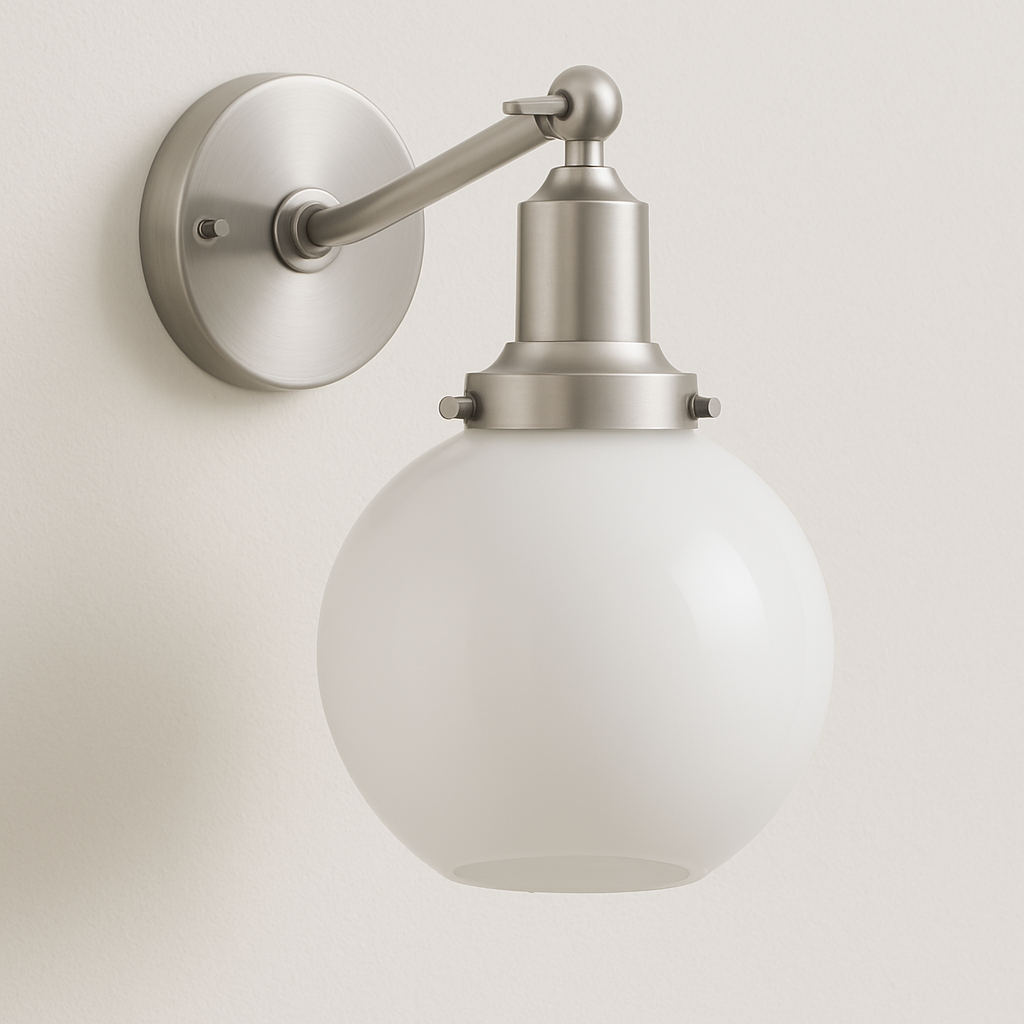 Luminária Arandela Moderna Industrial Minimalista Metal Vidro Sheen - ABAZZUR™