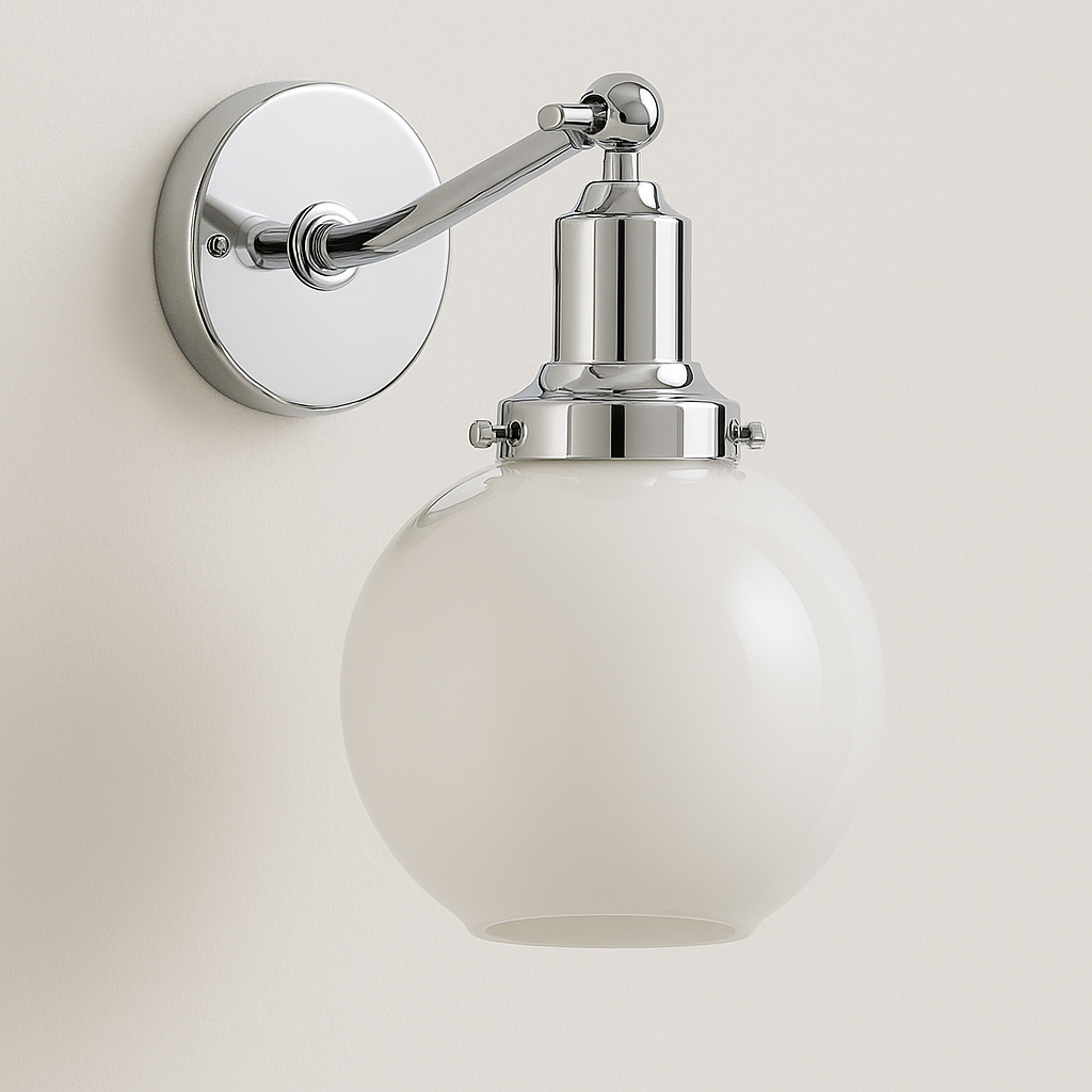 Luminária Arandela Moderna Industrial Minimalista Metal Vidro Sheen - ABAZZUR™