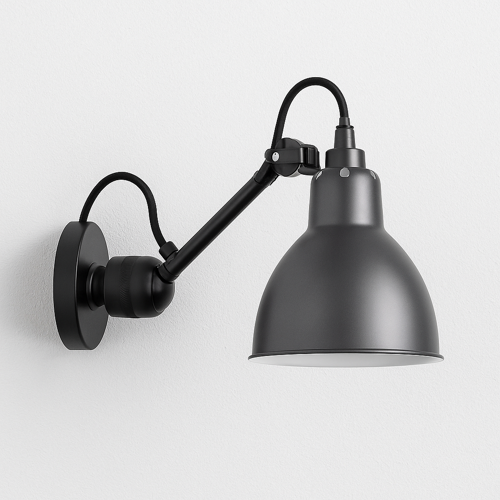 Luminária Arandela Moderna Industrial Retrô Articulada Bolbro - ABAZZUR™