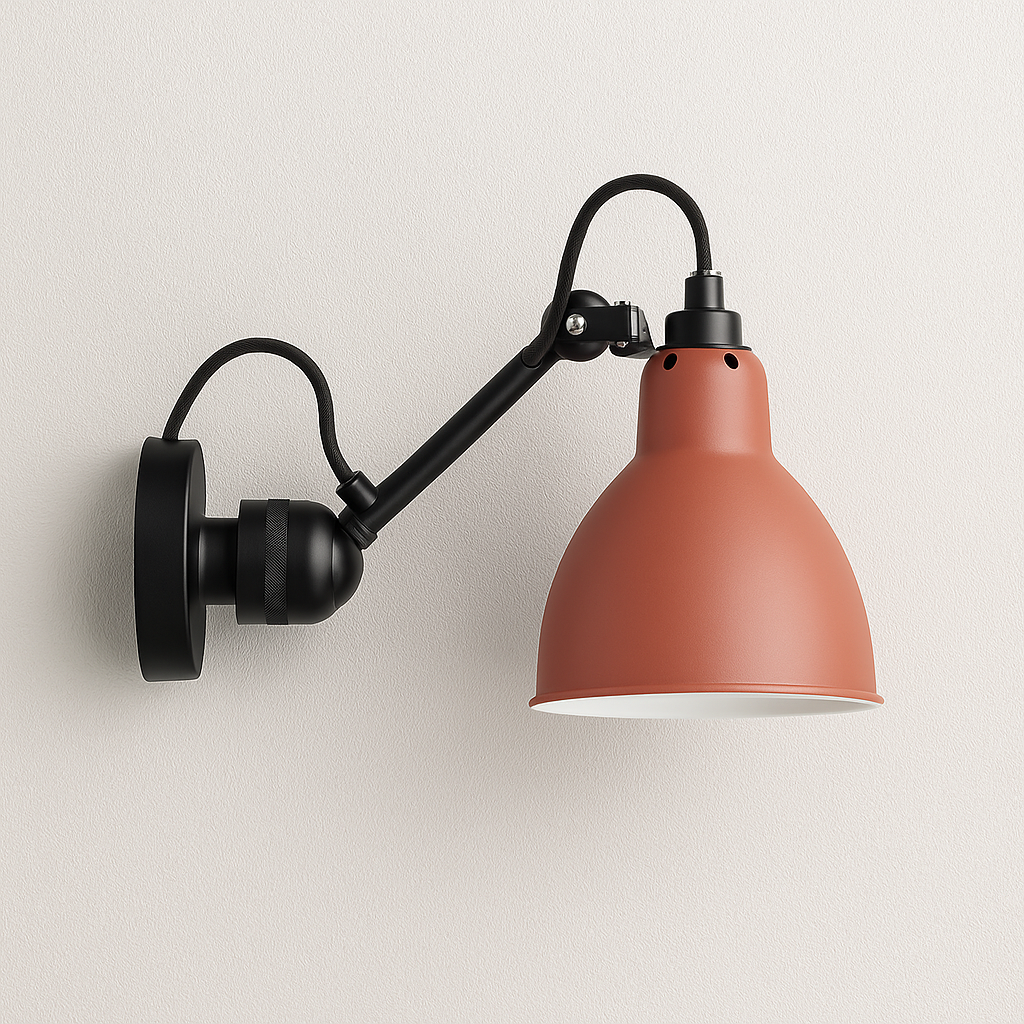 Luminária Arandela Moderna Industrial Retrô Articulada Bolbro - ABAZZUR™