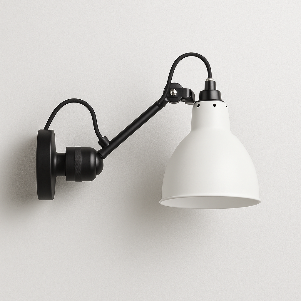 Luminária Arandela Moderna Industrial Retrô Articulada Bolbro - ABAZZUR™