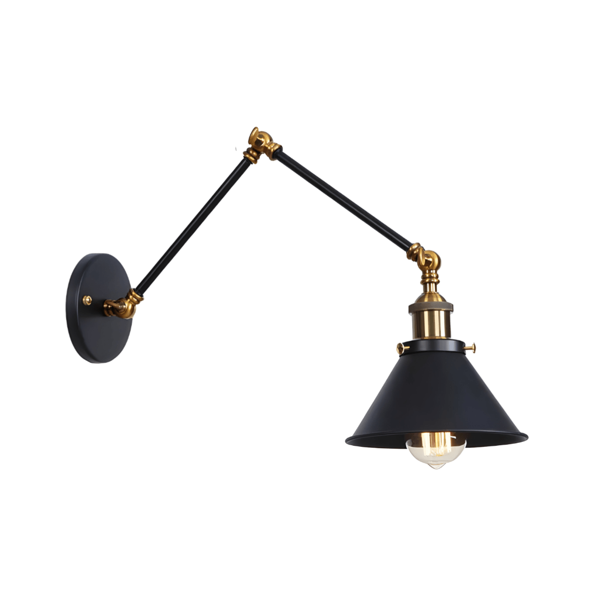 Luminária Arandela Moderna Industrial Retrô Articulada Metal Engle - ABAZZUR™