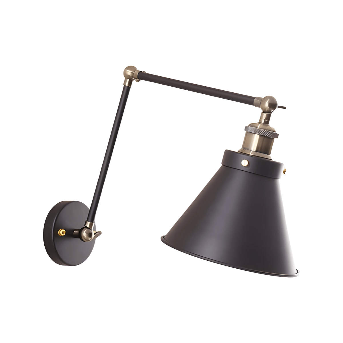 Luminária Arandela Moderna Industrial Retrô Articulada Metal Engle - ABAZZUR™