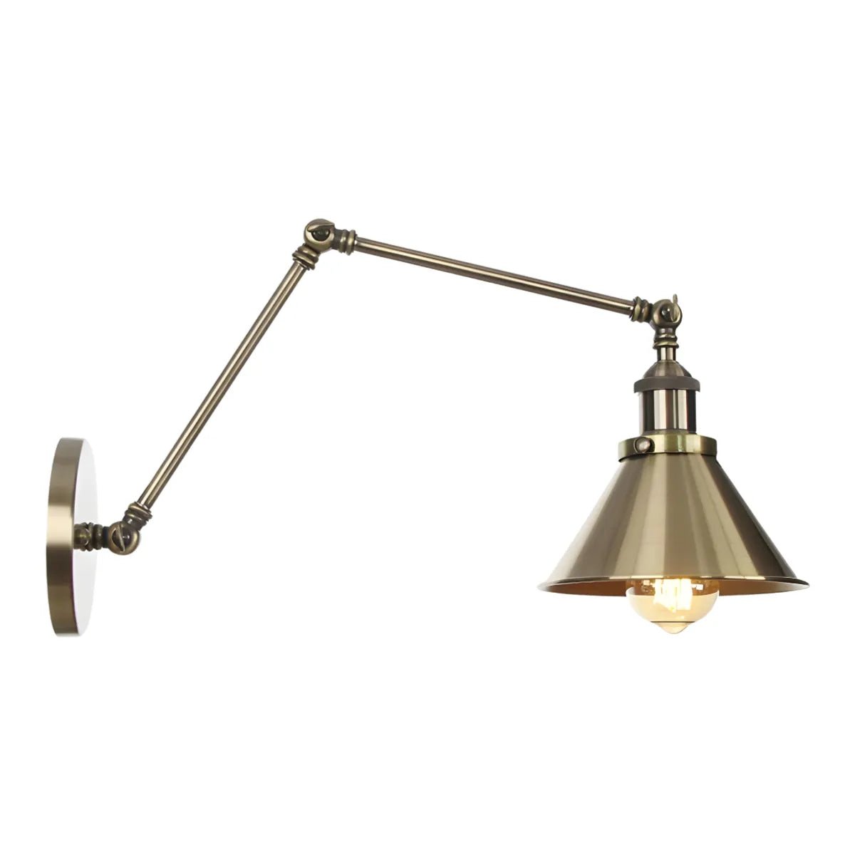Luminária Arandela Moderna Industrial Retrô Articulada Metal La Bastide - ABAZZUR™