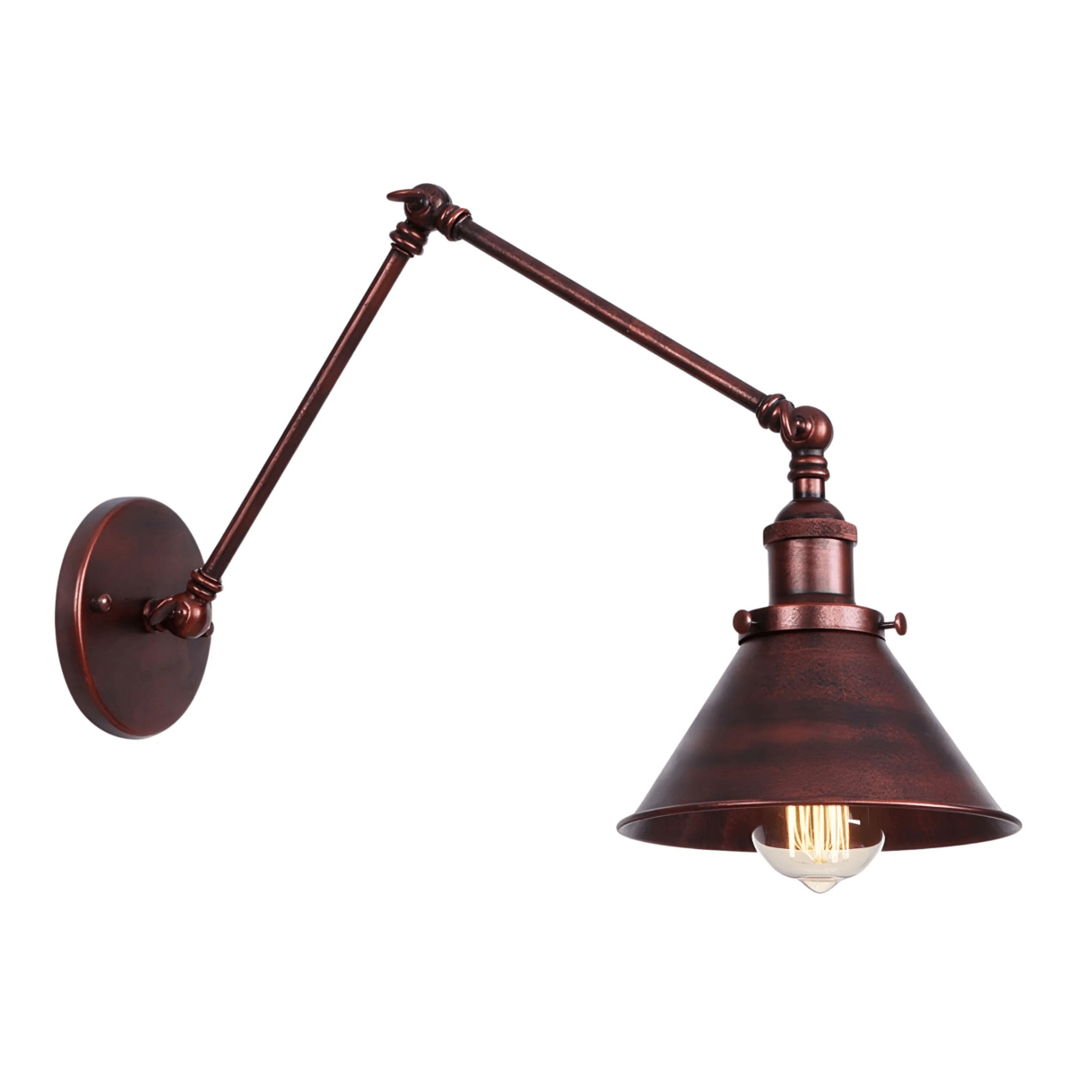Luminária Arandela Moderna Industrial Retrô Articulada Metal La Bastide - ABAZZUR™