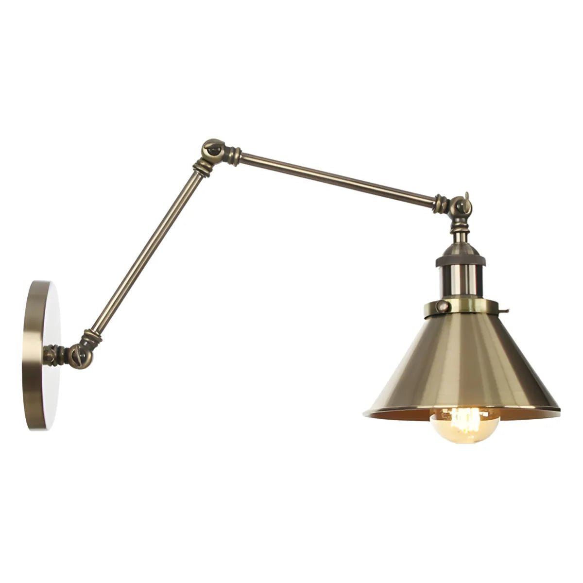 Luminária Arandela Moderna Industrial Retrô Articulada Metal La Bastide - ABAZZUR™