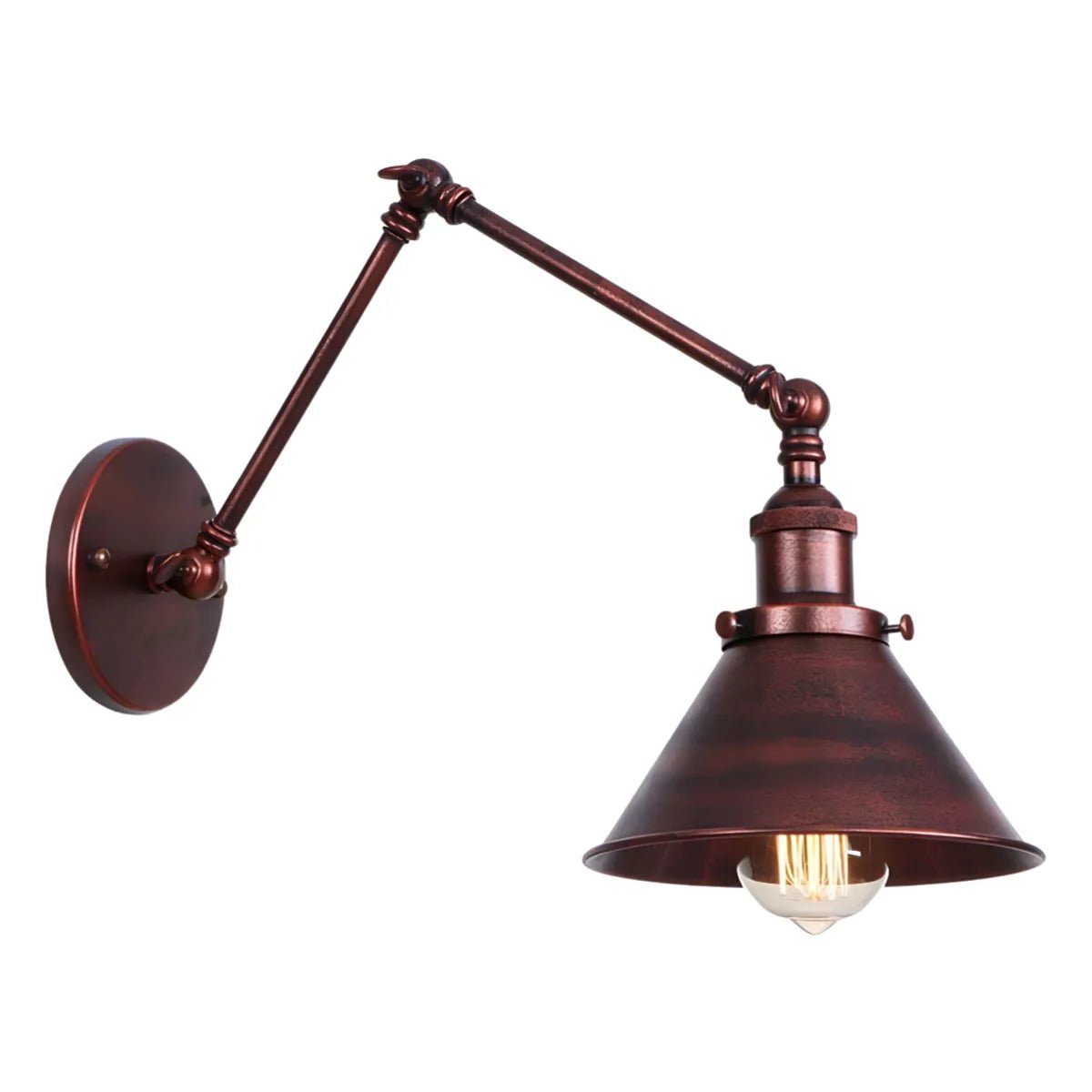 Luminária Arandela Moderna Industrial Retrô Articulada Metal La Bastide - ABAZZUR™