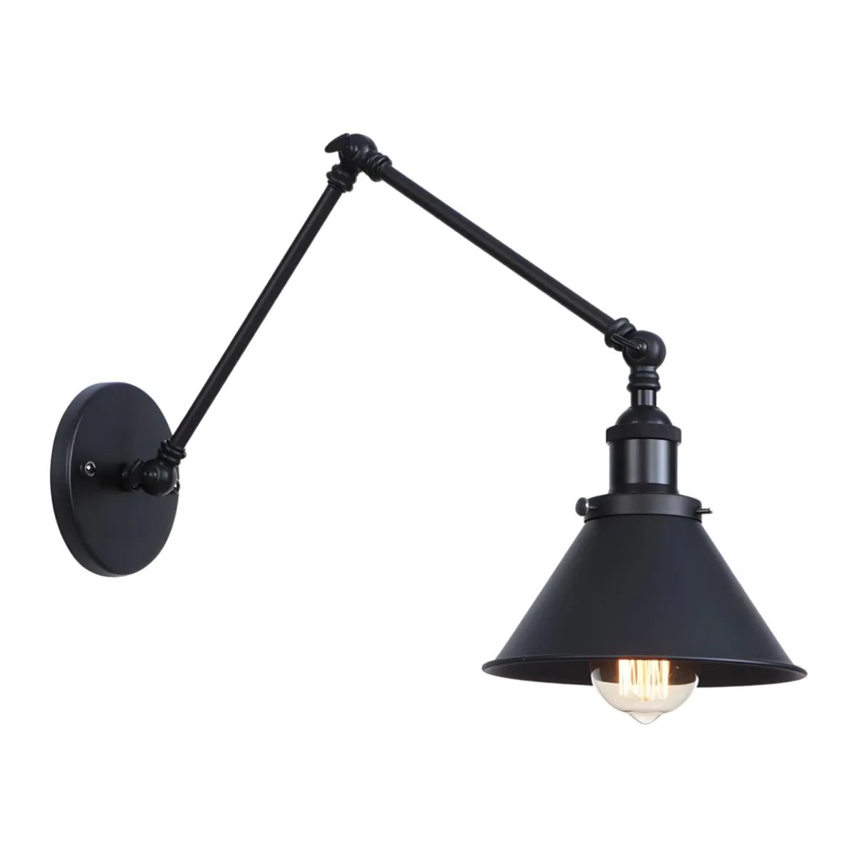 Luminária Arandela Moderna Industrial Retrô Articulada Metal La Bastide - ABAZZUR™