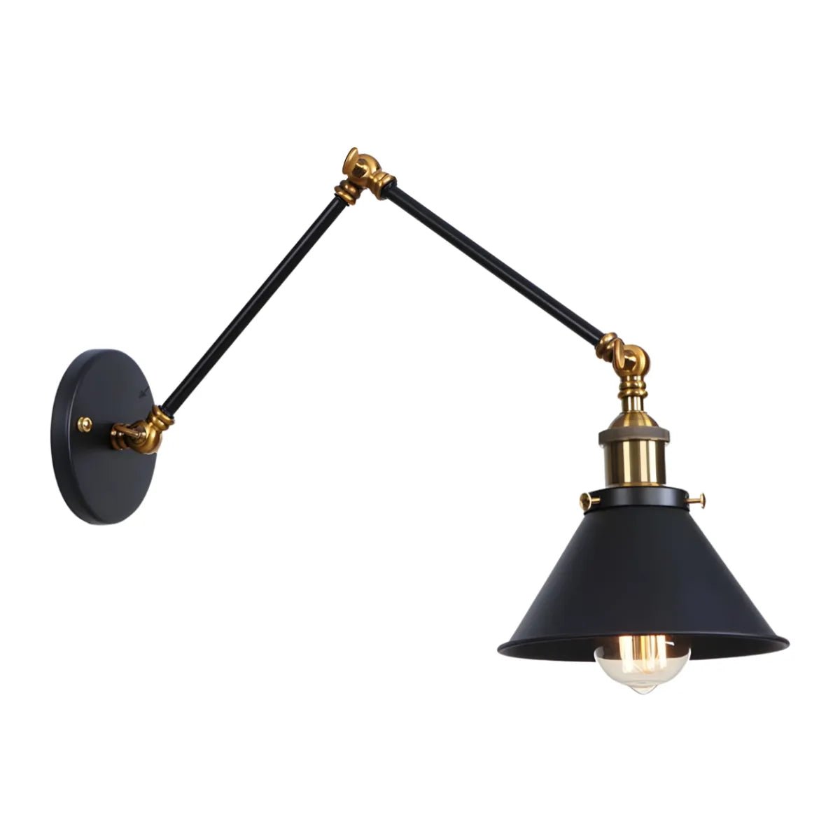 Luminária Arandela Moderna Industrial Retrô Articulada Metal La Bastide - ABAZZUR™