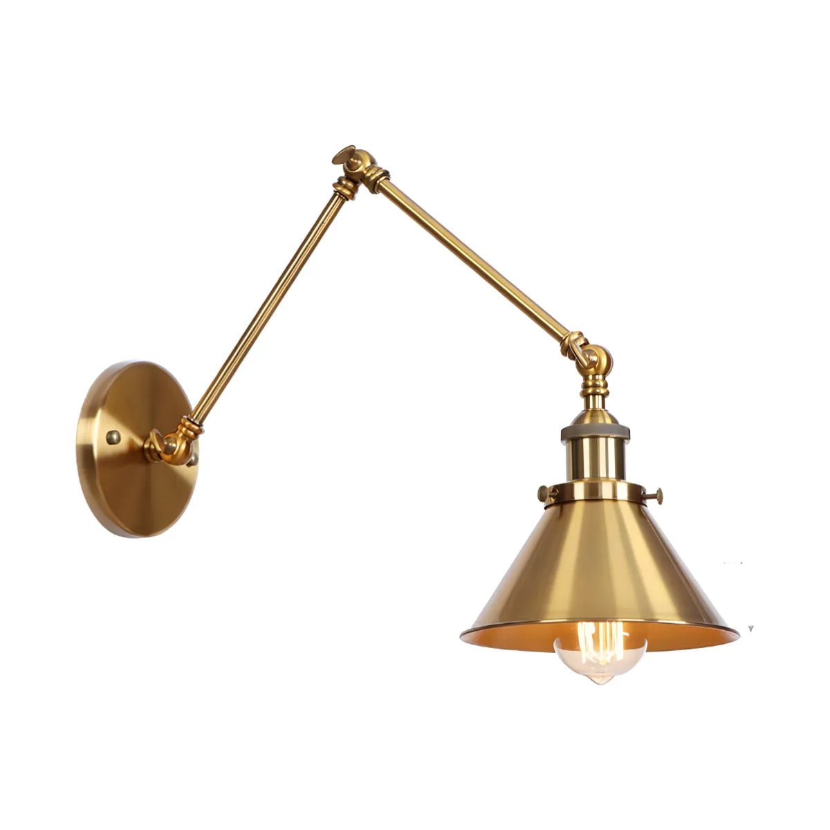 Luminária Arandela Moderna Industrial Retrô Articulada Metal La Bastide - ABAZZUR™