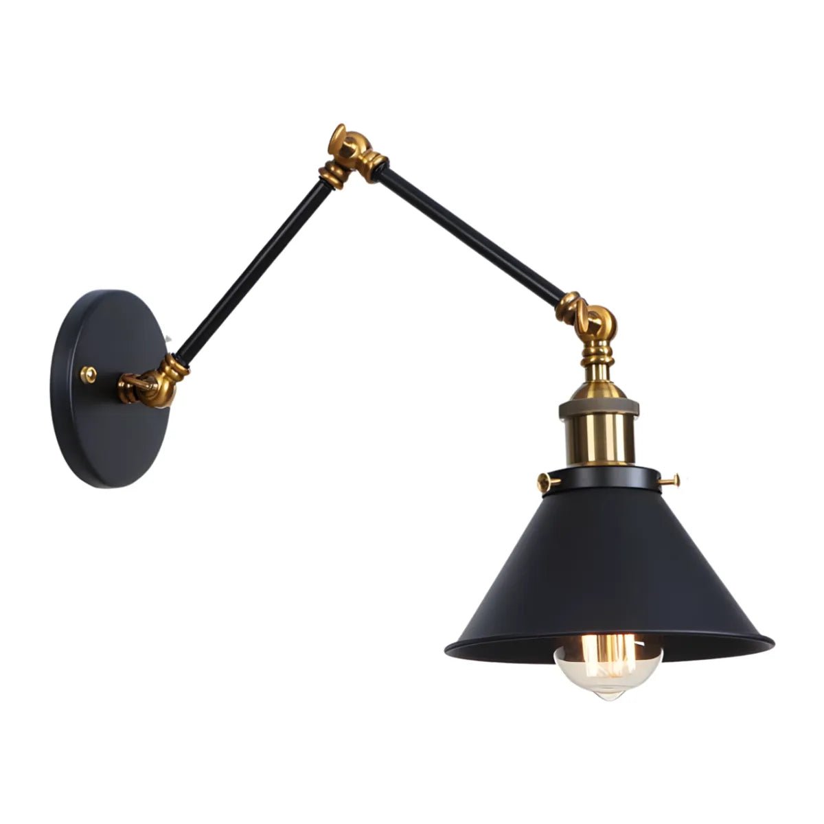Luminária Arandela Moderna Industrial Retrô Articulada Metal La Bastide - ABAZZUR™