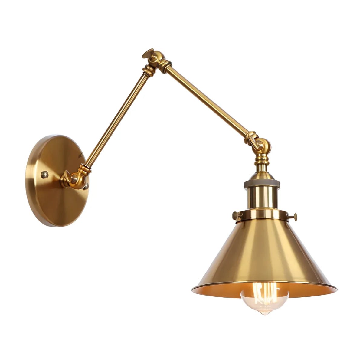 Luminária Arandela Moderna Industrial Retrô Articulada Metal La Bastide - ABAZZUR™