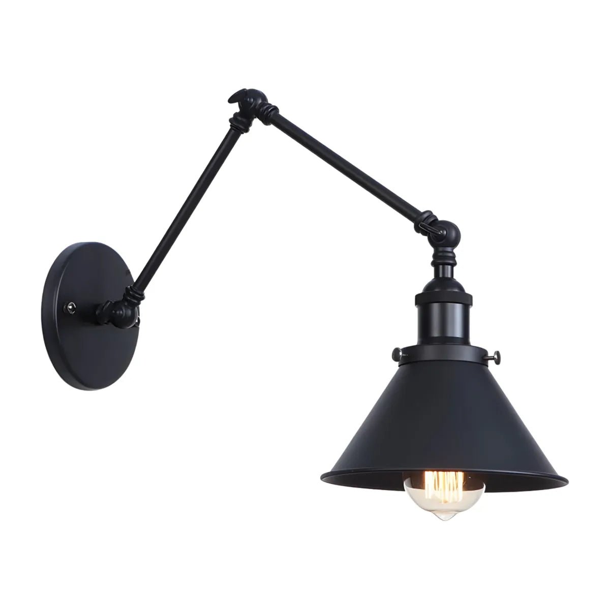 Luminária Arandela Moderna Industrial Retrô Articulada Metal La Bastide - ABAZZUR™
