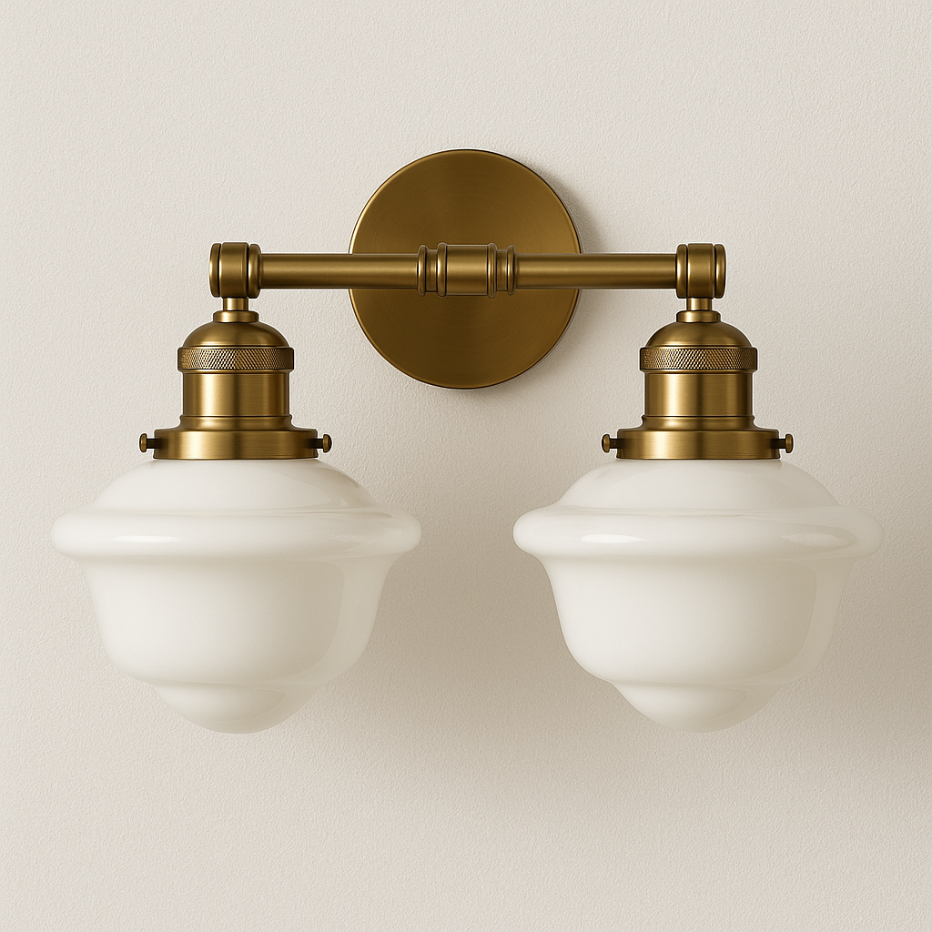 Luminária Arandela Moderna Industrial Retrô Minimalista Metal Vidro Yeade - ABAZZUR™