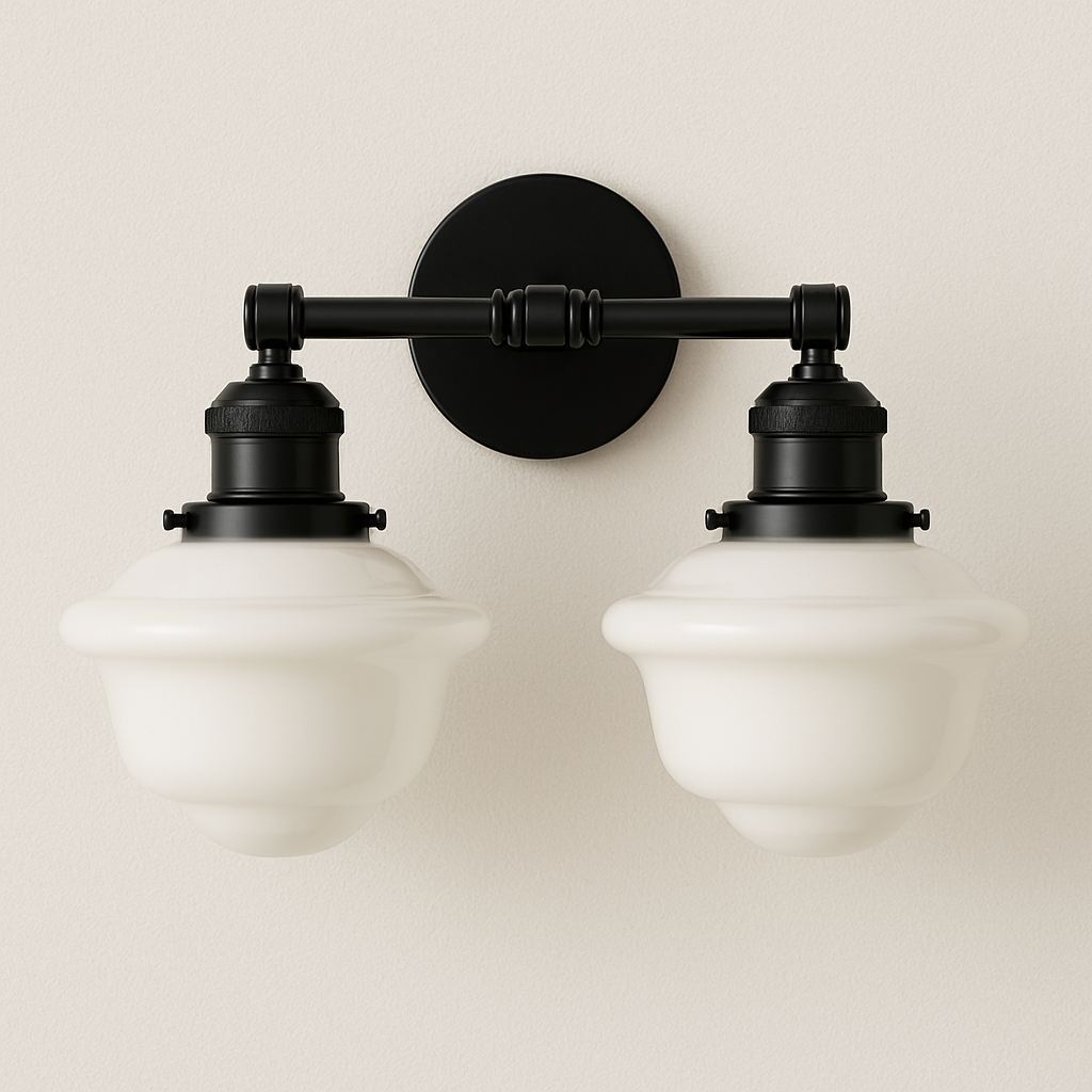Luminária Arandela Moderna Industrial Retrô Minimalista Metal Vidro Yeade - ABAZZUR™