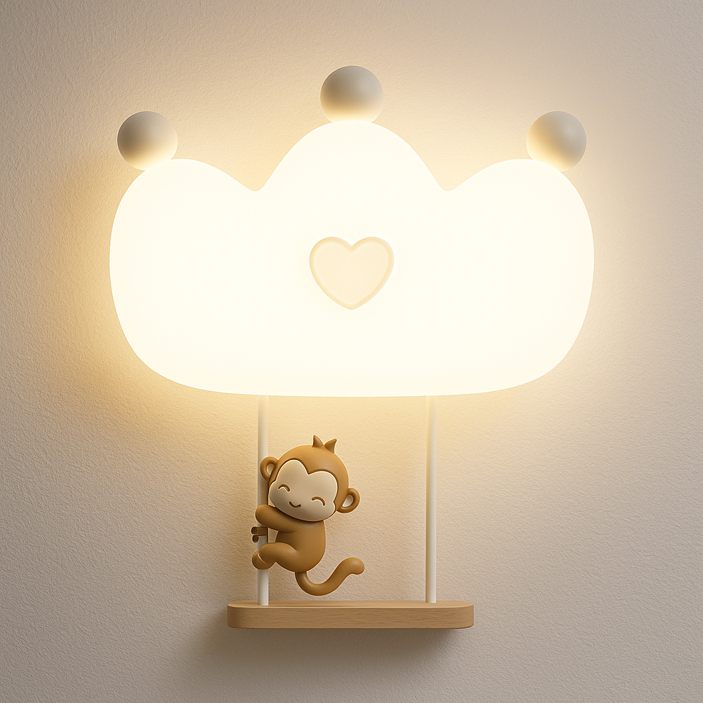 Luminária Arandela Moderna Infantil LED Acrílico Dream Cava - ABAZZUR™