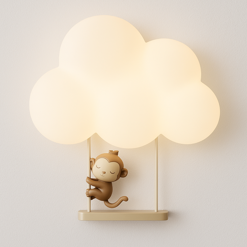 Luminária Arandela Moderna Infantil LED Acrílico Dream Cava - ABAZZUR™
