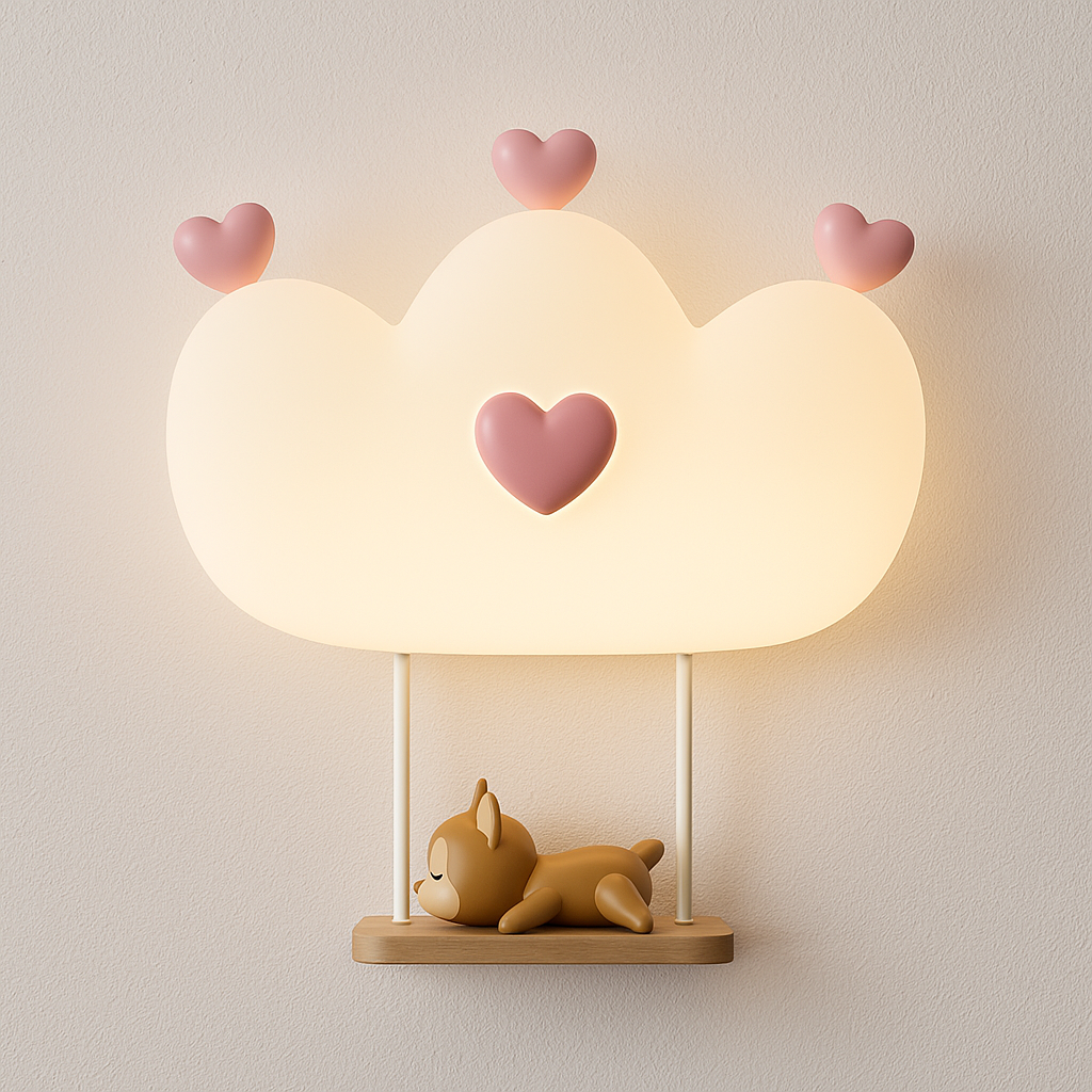 Luminária Arandela Moderna Infantil LED Acrílico Dream Cava - ABAZZUR™