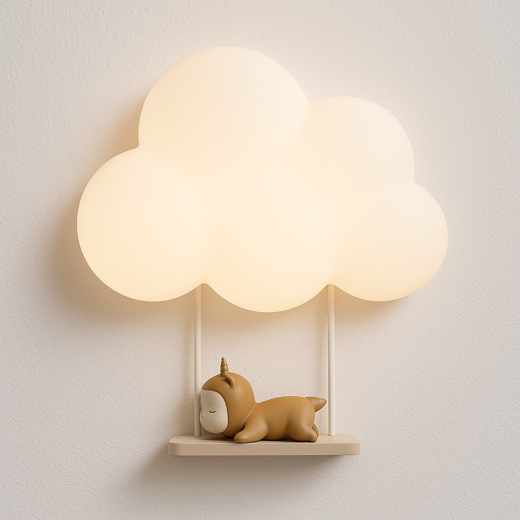 Luminária Arandela Moderna Infantil LED Acrílico Dream Cava - ABAZZUR™