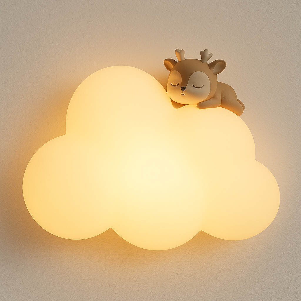 Luminária Arandela Moderna Infantil LED Acrílico Dream Cava - ABAZZUR™