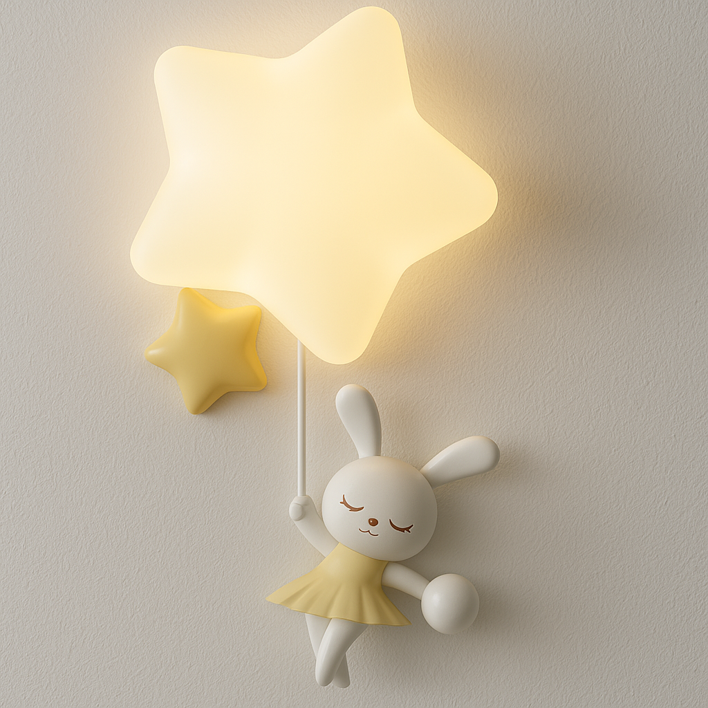 Luminária Arandela Moderna Infantil LED Acrílico Dream Cava - ABAZZUR™