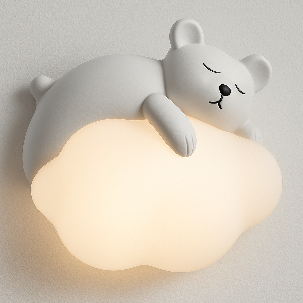 Luminária Arandela Moderna Infantil LED Acrílico Kythi - ABAZZUR™