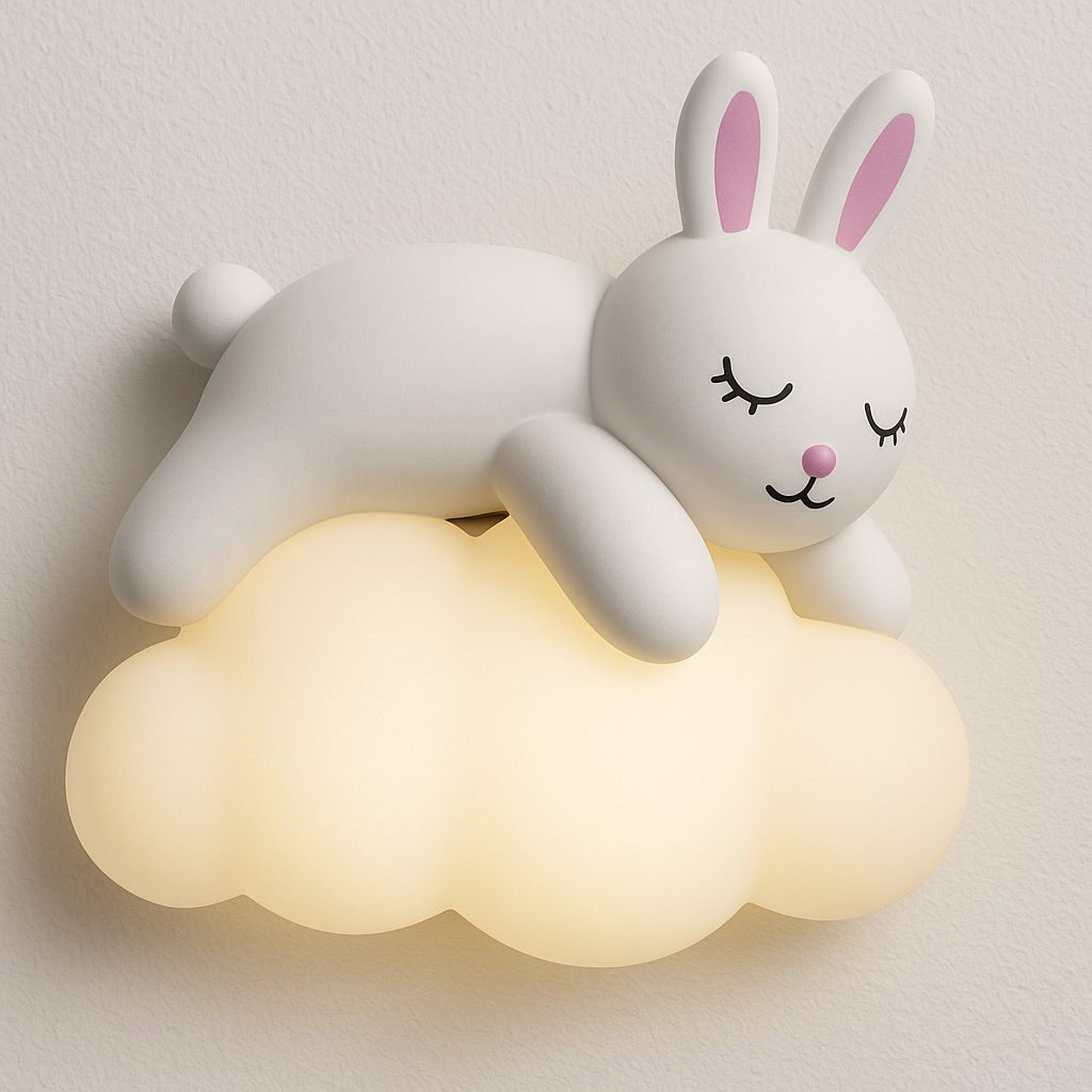 Luminária Arandela Moderna Infantil LED Acrílico Kythi - ABAZZUR™