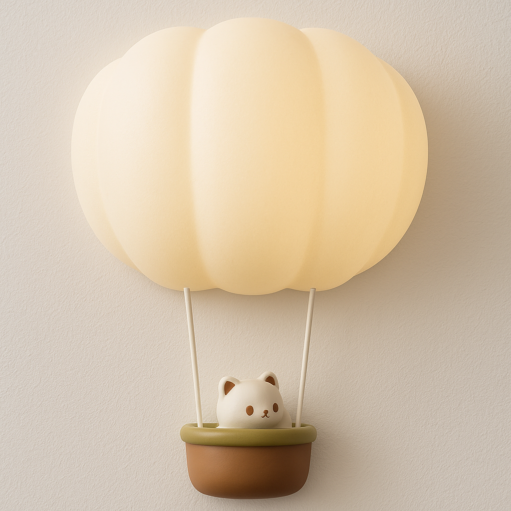 Luminária Arandela Moderna Infantil LED Resina Balloon Nemi - ABAZZUR™