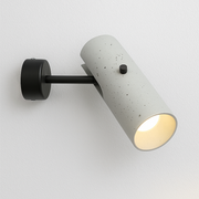 Luminária Arandela Moderna Minimalista Articulada Concreto Zenit - ABAZZUR™