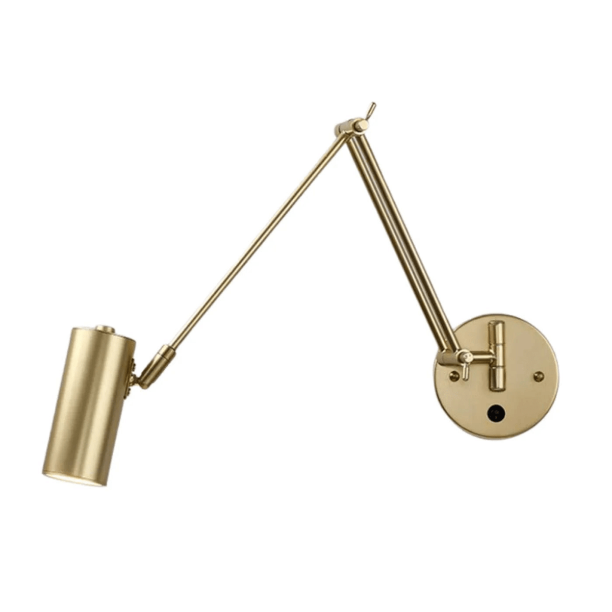 Luminária Arandela Moderna Minimalista Articulada Dourado Hellemmes - ABAZZUR™