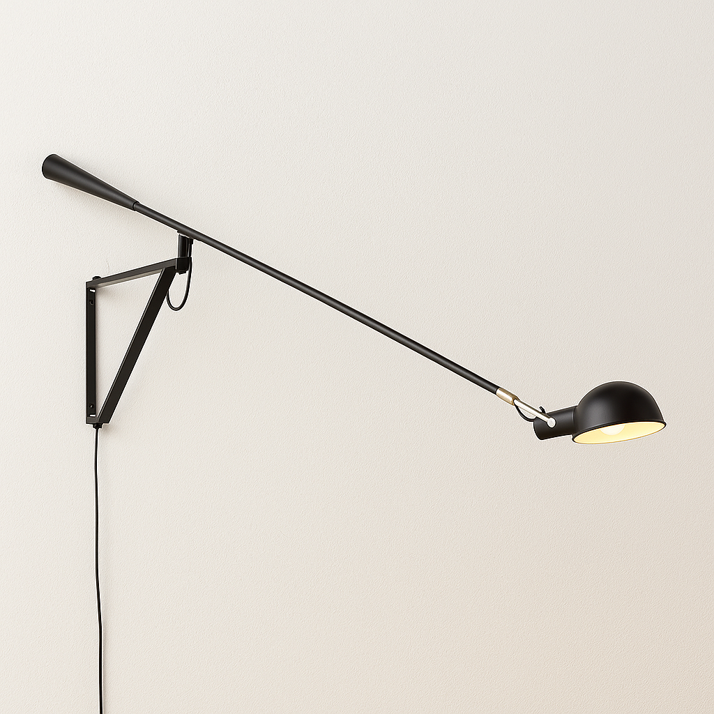 Luminária Arandela Moderna Minimalista Articulada Holme - ABAZZUR™