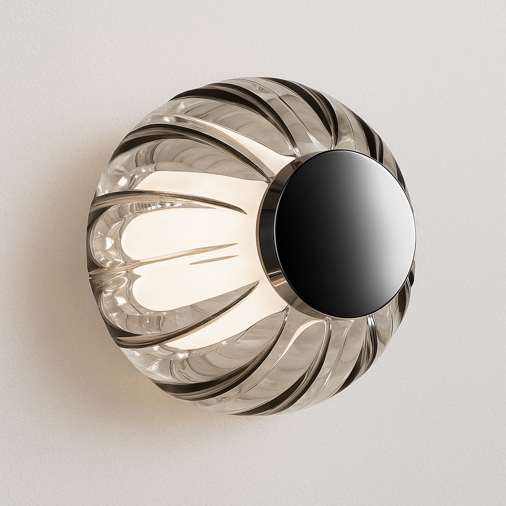 Luminária Arandela Moderna Minimalista Articulada LED Vidro Wisma - ABAZZUR™