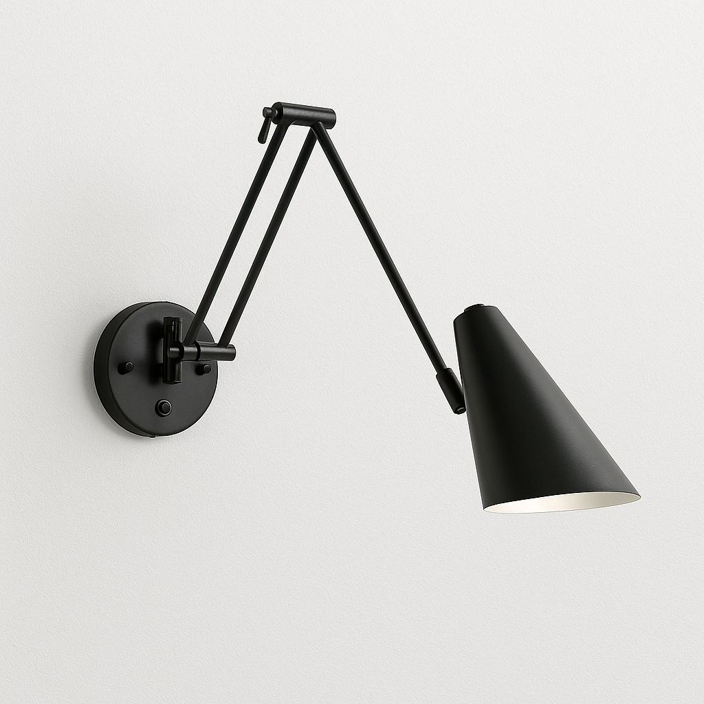 Luminária Arandela Moderna Minimalista Articulada Lincoln - ABAZZUR™