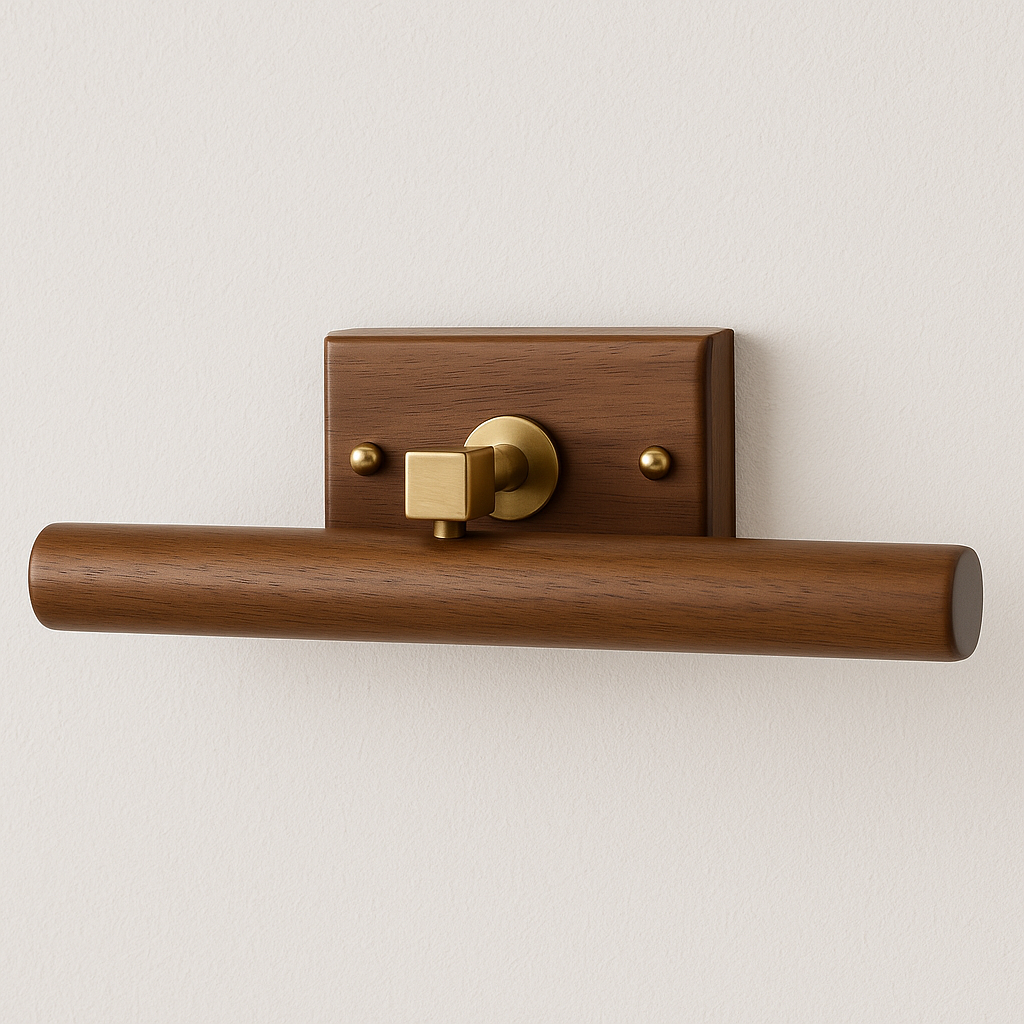 Luminária Arandela Moderna Minimalista Articulada Madeira Metal Javel - ABAZZUR™