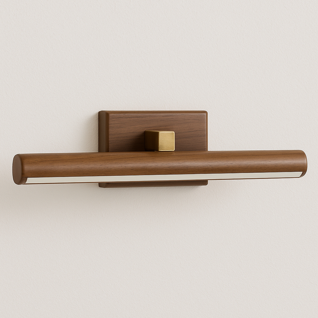 Luminária Arandela Moderna Minimalista Articulada Madeira Metal Javel - ABAZZUR™
