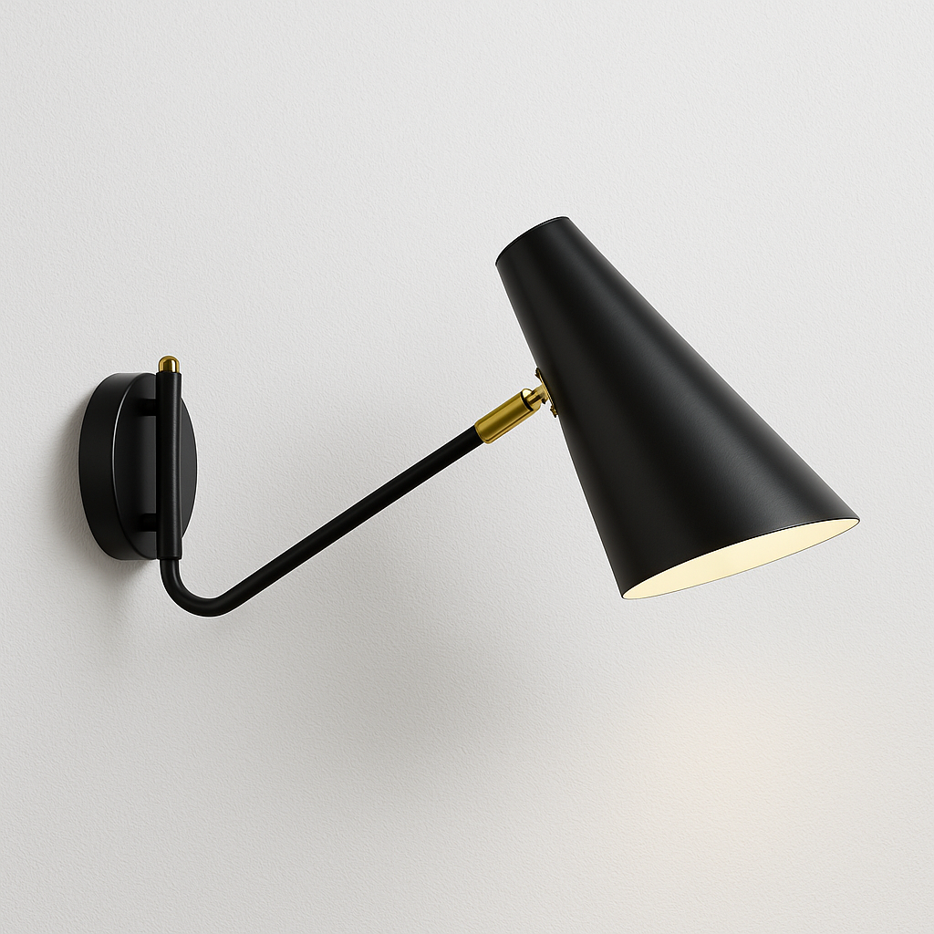 Luminária Arandela Moderna Minimalista Articulada Metal Abids - ABAZZUR™