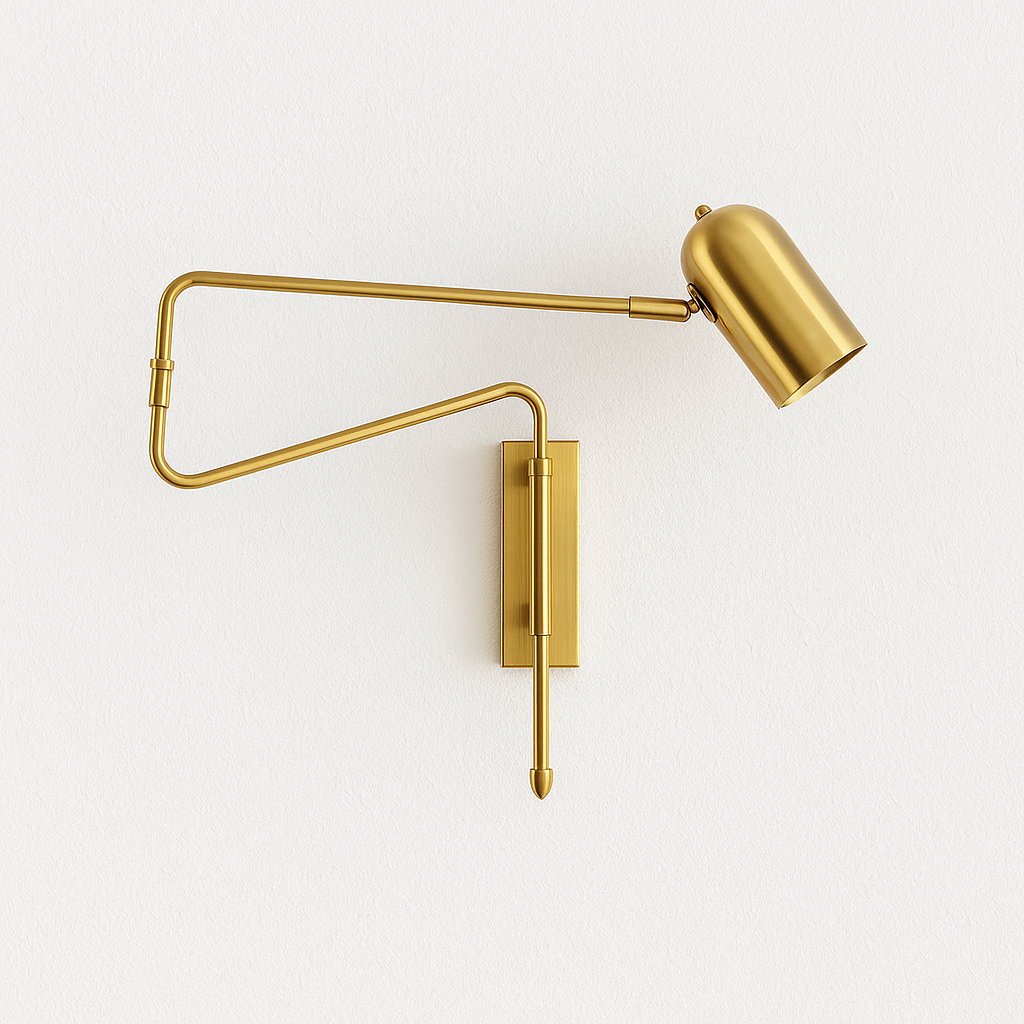 Luminária Arandela Moderna Minimalista Articulada Metal Capit - ABAZZUR™