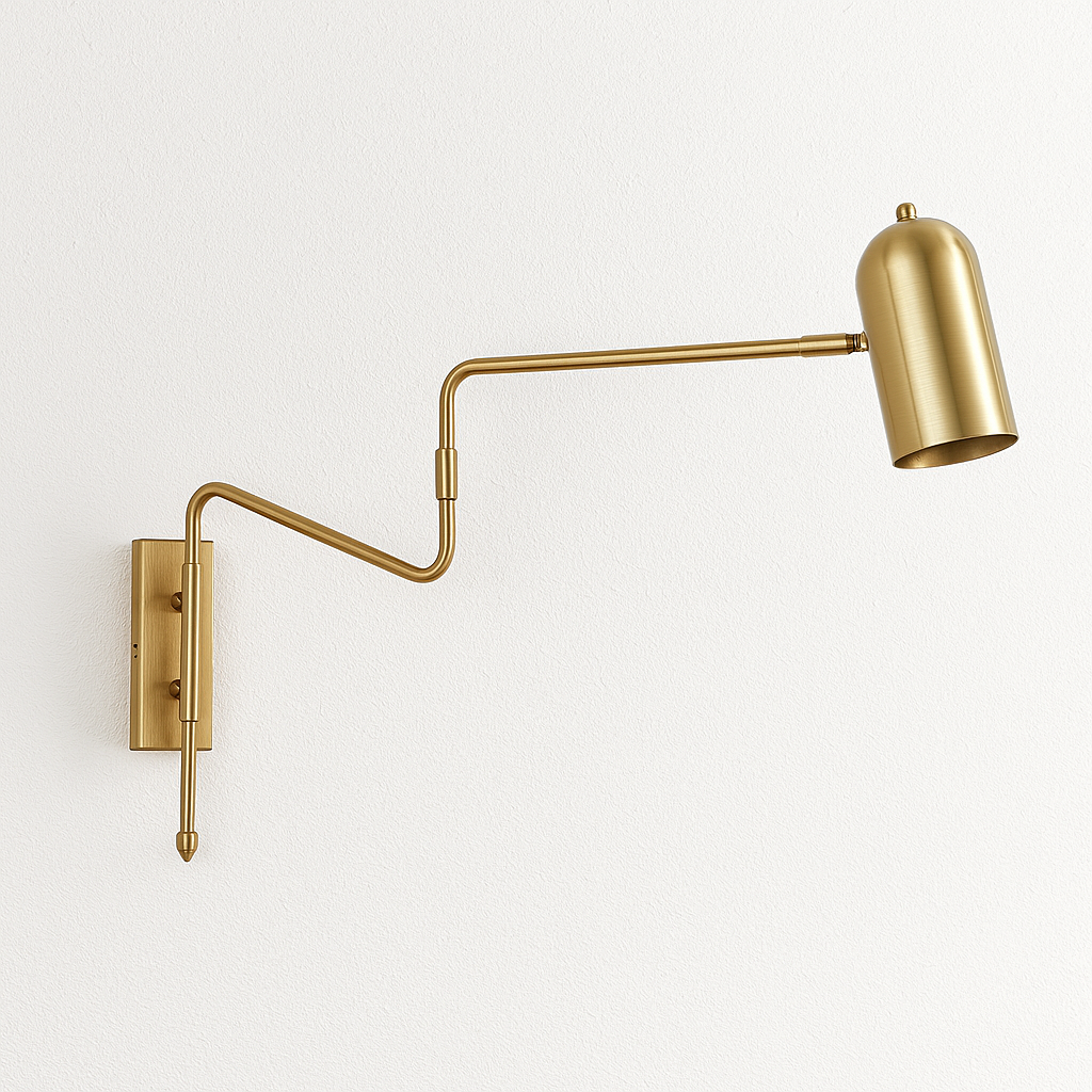 Luminária Arandela Moderna Minimalista Articulada Metal Capit - ABAZZUR™