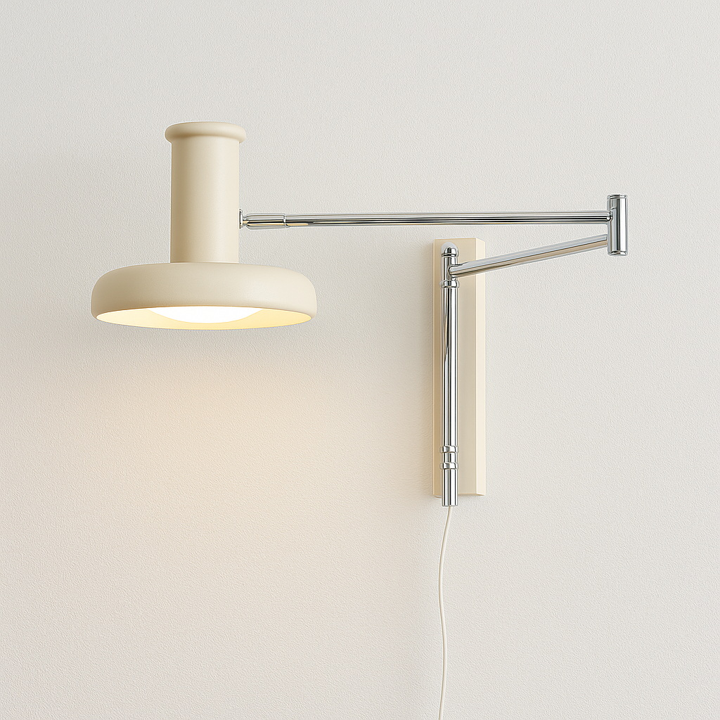 Luminária Arandela Moderna Minimalista Articulada Metal Fuce - ABAZZUR™