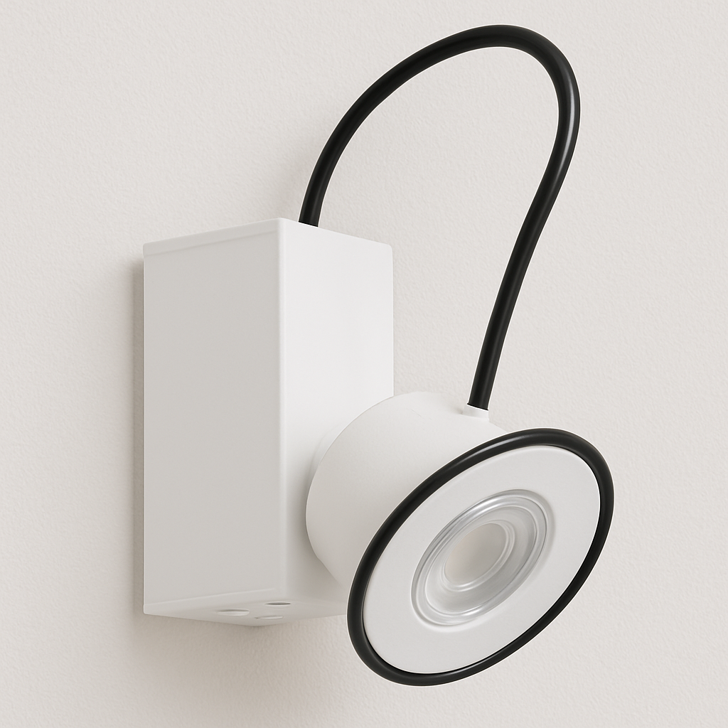 Luminária Arandela Moderna Minimalista Articulada Metal Hove - ABAZZUR™