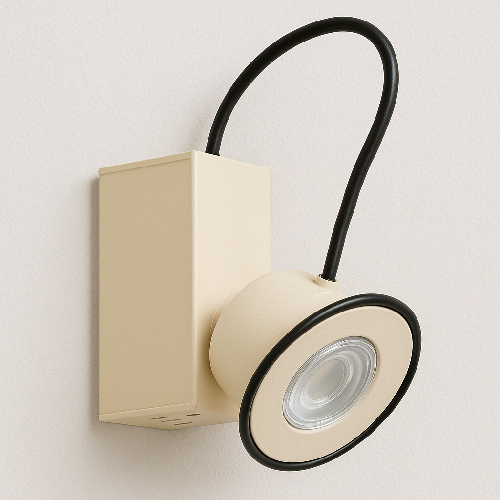 Luminária Arandela Moderna Minimalista Articulada Metal Hove - ABAZZUR™