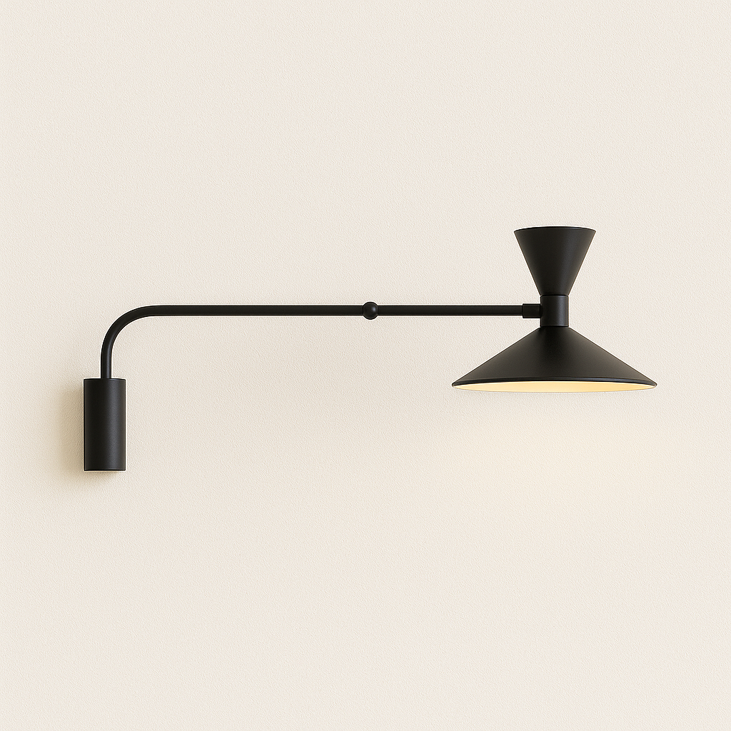 Luminária Arandela Moderna Minimalista Articulada Metal Jamsi - ABAZZUR™