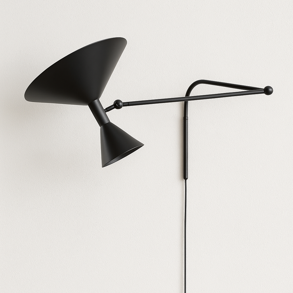 Luminária Arandela Moderna Minimalista Articulada Metal Jamsi - ABAZZUR™