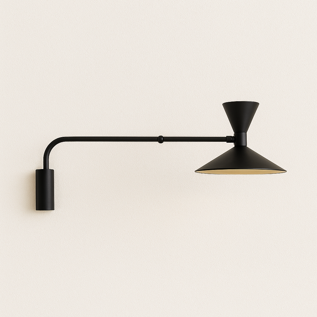 Luminária Arandela Moderna Minimalista Articulada Metal Jamsi - ABAZZUR™