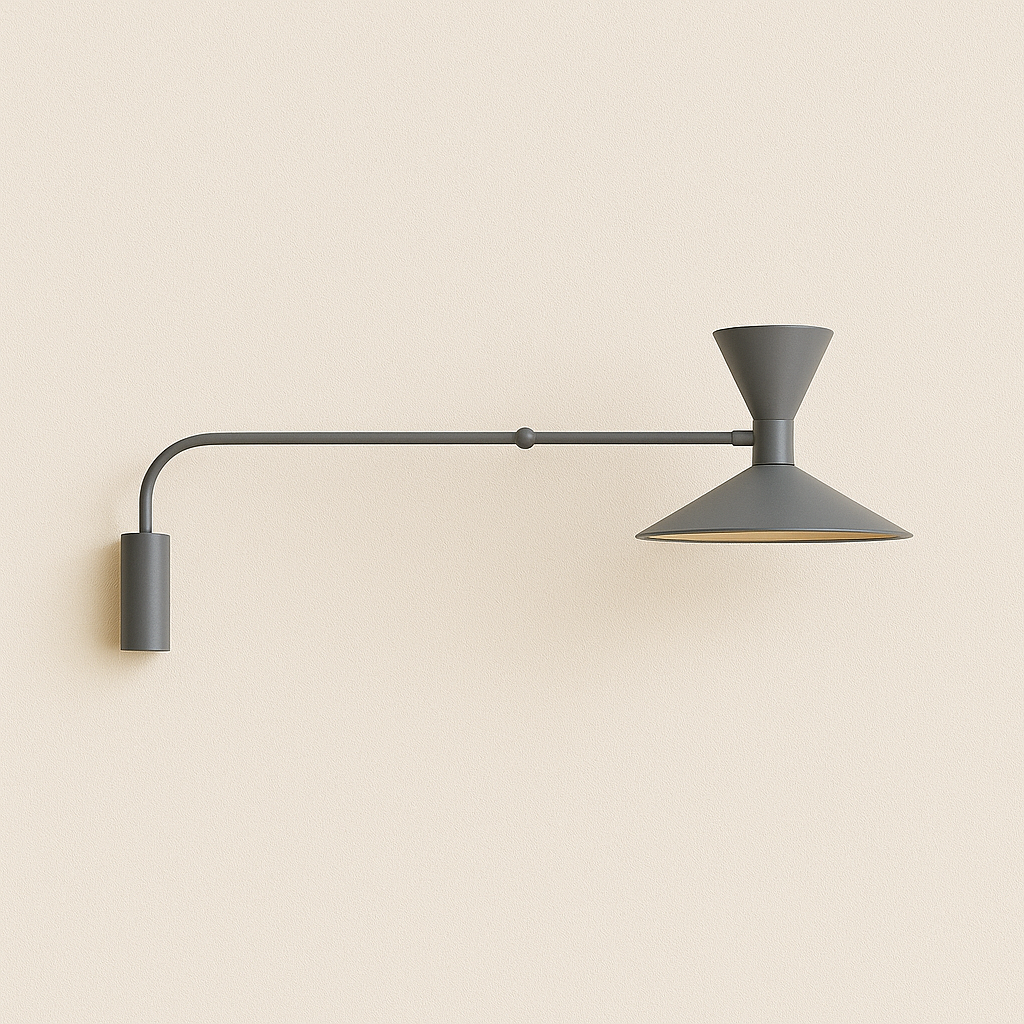 Luminária Arandela Moderna Minimalista Articulada Metal Jamsi - ABAZZUR™