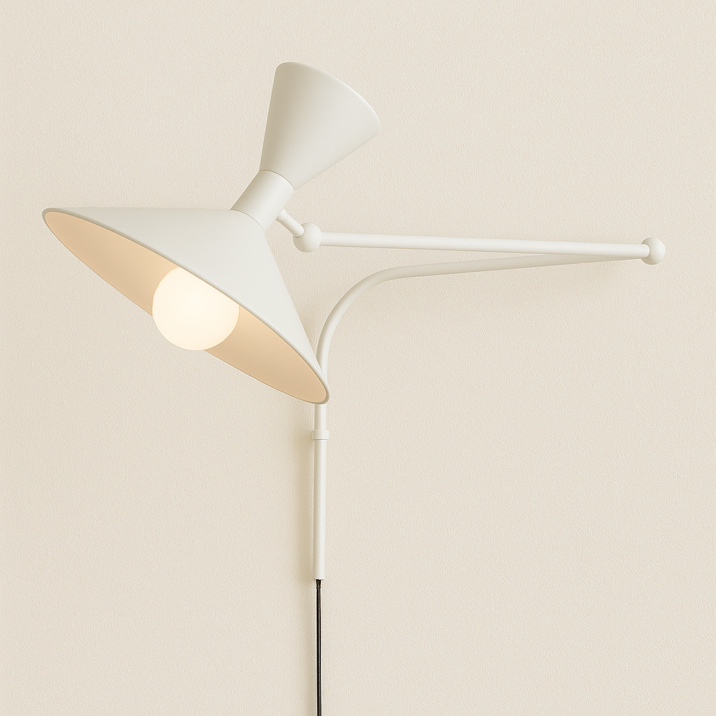Luminária Arandela Moderna Minimalista Articulada Metal Jamsi - ABAZZUR™