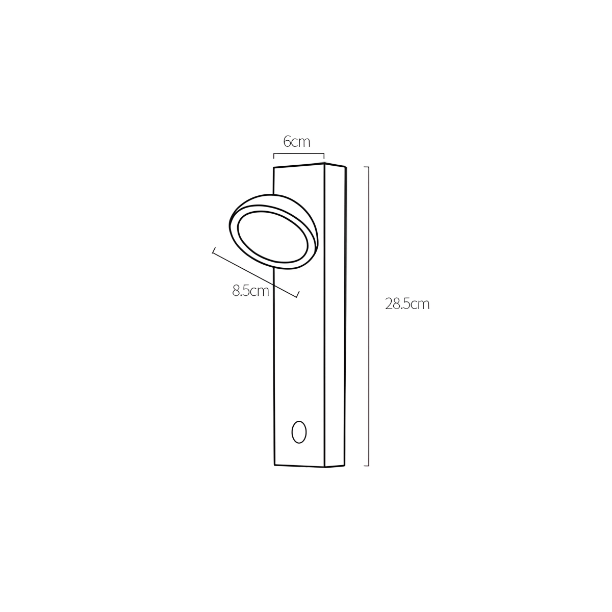 Luminária Arandela Moderna Minimalista Articulada Metal LED Carmes - ABAZZUR™