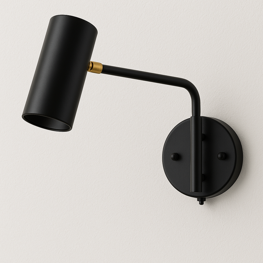 Luminária Arandela Moderna Minimalista Articulada Metal Moabi - ABAZZUR™