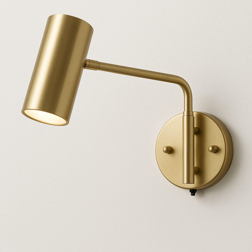 Luminária Arandela Moderna Minimalista Articulada Metal Moabi - ABAZZUR™